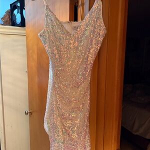 Sequin Sleeveless Dress